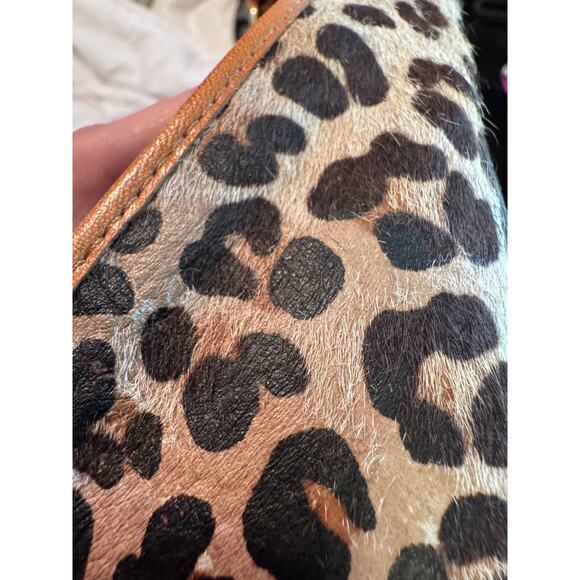 Sperry sz 9 leopard animal print calf hair ballet flats/shoes - Picture 8 of 8